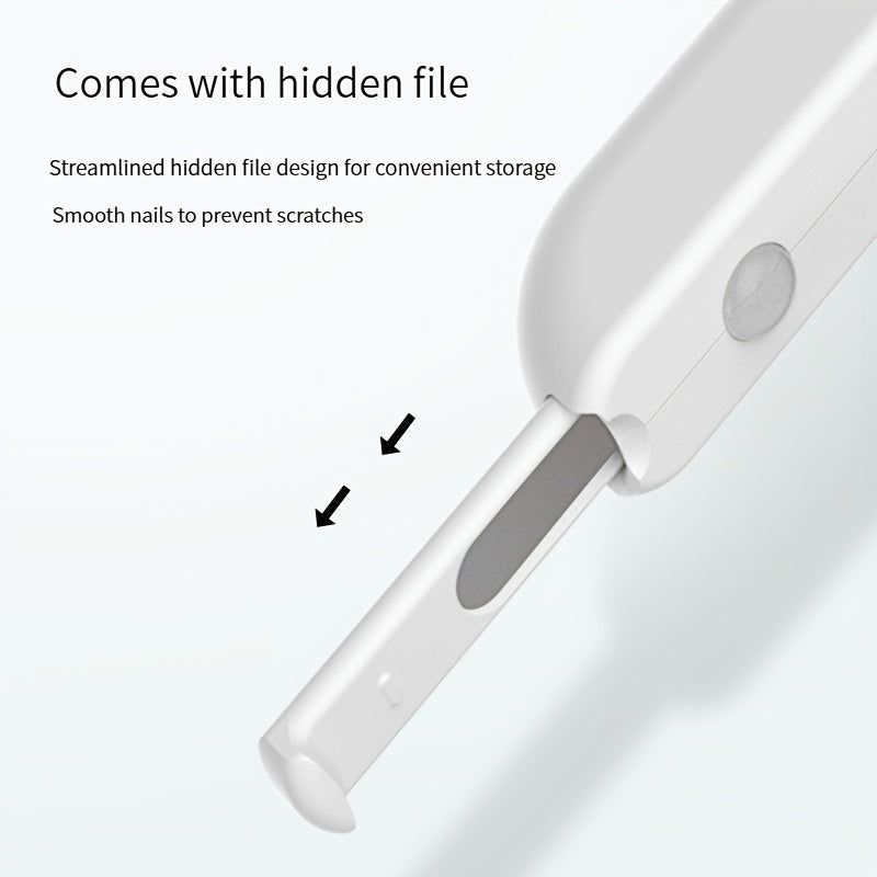 HKM-5465021 Pet Nail Clippers with LED Light and Integrated Grinder for Safe and Effortless Trimming
