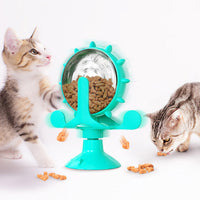 HKM-5465533 Multi-Functional Cat Toy with Food Leakage and 360¡ã Rotating Design