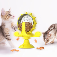 HKM-5465533 Multi-Functional Cat Toy with Food Leakage and 360¡ã Rotating Design