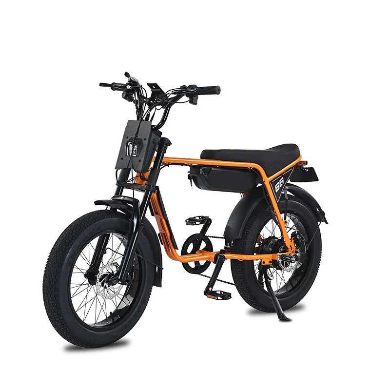 HKM-546579 48V 13AH Off-Road Electric Mountain Bike with 20 Inch Fat Tires and 7-Speed Gears
