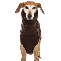 HKM-5465917 Winter Warm High Collar Pet Coat for Medium to Large Dogs, Fleece Pullover for Comfort and Style