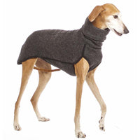 HKM-5465917 Winter Warm High Collar Pet Coat for Medium to Large Dogs, Fleece Pullover for Comfort and Style