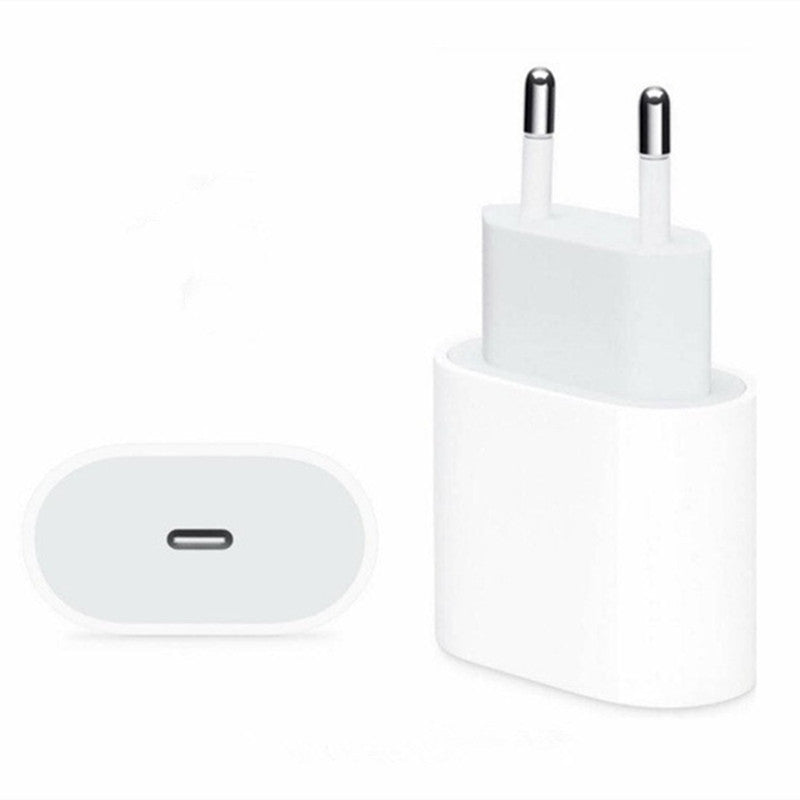 HKM-546707 20W USB-C Power Adapter with 1 Meter Fast Charging Cable - European Standard Travel Charger