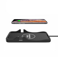 HKM-546707 Wireless Car Charging Pad with Quick Charge Capability - Input 5V/2A, 9V/1.67A, 5W/7.5W/10W Output, Compact Design