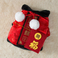 HKM-5468093 New Year Festive Two-Legged Pet Clothing for Small Dogs and Cats