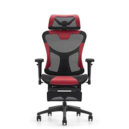 HKM-546899 Ergonomic Gaming Chair with Massage Function and Swivel Base - Mid Back PU Leather Design