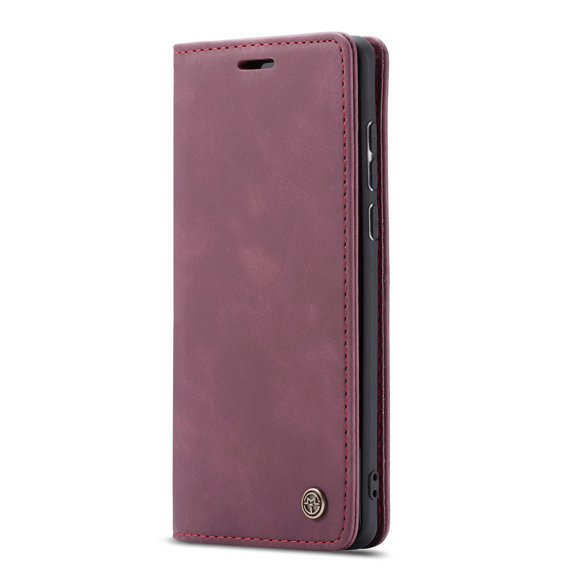 HKM-546899 Retro Magnetic Leather Flip Case with Anti-Scratch Protection for Mobile Phones