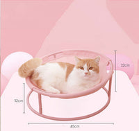 HKM-5469117 Cozy Pet Hammock for Cats - Beige and Pink Winter/Spring Models, Double Layer Option Available
