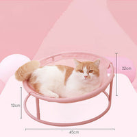 HKM-5469117 Cozy Pet Hammock for Cats - Beige and Pink Winter/Spring Models, Double Layer Option Available