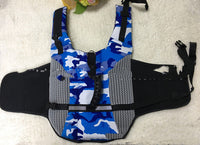 HKM-5469885 Stylish Outdoor Dog Life Jacket for Training and Swimming - Available in Blue and Red