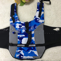 HKM-5469885 Stylish Outdoor Dog Life Jacket for Training and Swimming - Available in Blue and Red