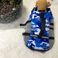 HKM-5469885 Stylish Outdoor Dog Life Jacket for Training and Swimming - Available in Blue and Red