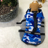HKM-5469885 Stylish Outdoor Dog Life Jacket for Training and Swimming - Available in Blue and Red