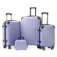 HKM-547027 Premium Travel Luggage Set - Soft Carry-On Suitcase with Spinner Wheels