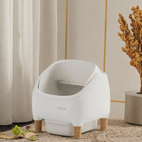 HKM-547091 Automatic Smart Cat Litter Box with Odor Control and Fresh Air Purification