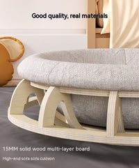 HKM-5471549 Cozy Four Seasons Wooden Cat Nest for Winter Comfort