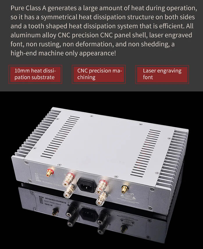 HKM-547155 BRZHIFI A1S 20W Pure Class A Power Amplifier for HiFi Audio Systems