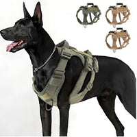 HKM-547155 Reflective Breathable Chest Harness for Medium and Large Dogs - Anti-Breakaway & Anti-Rush Design