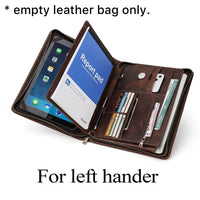 HKM-547347 Leather Tablet Case for iPad Pro 12.9 - Zipper Briefcase Portfolio CF2035R