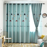 HKM-547347 Thickened Polyester Shading Curtain for Living Room and Balcony - Multiple Sizes Available