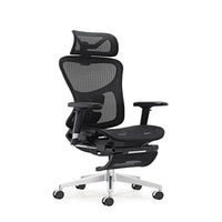 HKM-547411 Ergonomic Mesh Swivel Office Chair with Adjustable Footrest for Comfortable Workdays