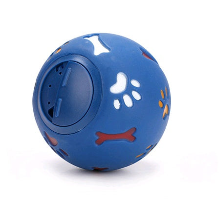 HKM-547411 Pet Toy Bite Dog Leaking Puzzle Ball Size Multicolor Optional Milky Rubber Ball