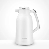 HKM-547411 Vacuum Insulated Stainless Steel Tea and Coffee Pot - 2L Capacity, Available in Black, White, Silver