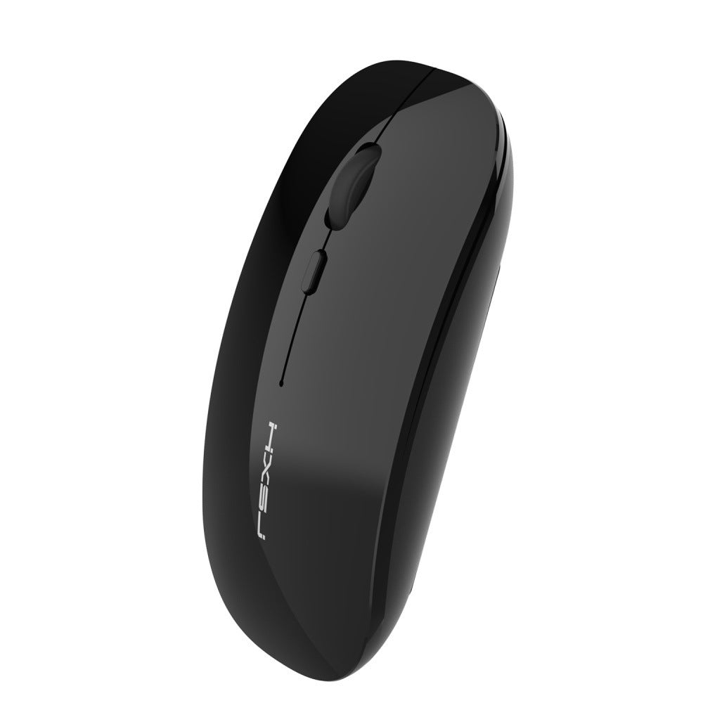 HKM-547475 Rechargeable Wireless Mouse M60 - Ergonomic Design, 2.4GHz Connection, 800-1600 DPI, ABS Material, Mute Operation, Black