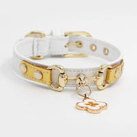 HKM-5475261 Durable Leather Pet Collar for Cats and Dogs, Adjustable Size and Comfortable Fit