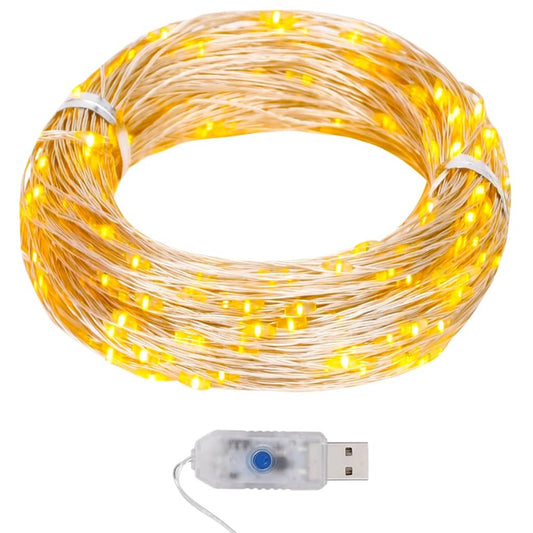 HKM-547603 40m LED Light Wire with 400 Warm White Micro LEDs and Remote Control
