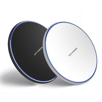HKM-547667 15W Fast Wireless Charger, Type-C Charging Base, Black & White Options
