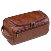 HKM-547859 Large Capacity Waterproof PU Leather Cosmetic Bag for Travel and Storage