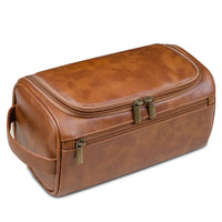 HKM-547859 Large Capacity Waterproof PU Leather Cosmetic Bag for Travel and Storage