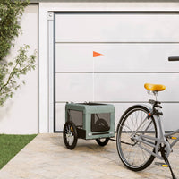 HKM-5478717 Pet Bicycle Trailer with Oxford Fabric & Iron Frame for Comfortable Travel