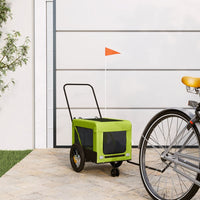 HKM-5478717 Pet Bicycle Trailer with Oxford Fabric & Iron Frame for Comfortable Travel