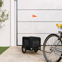 HKM-5478717 Pet Bicycle Trailer with Oxford Fabric & Iron Frame for Comfortable Travel
