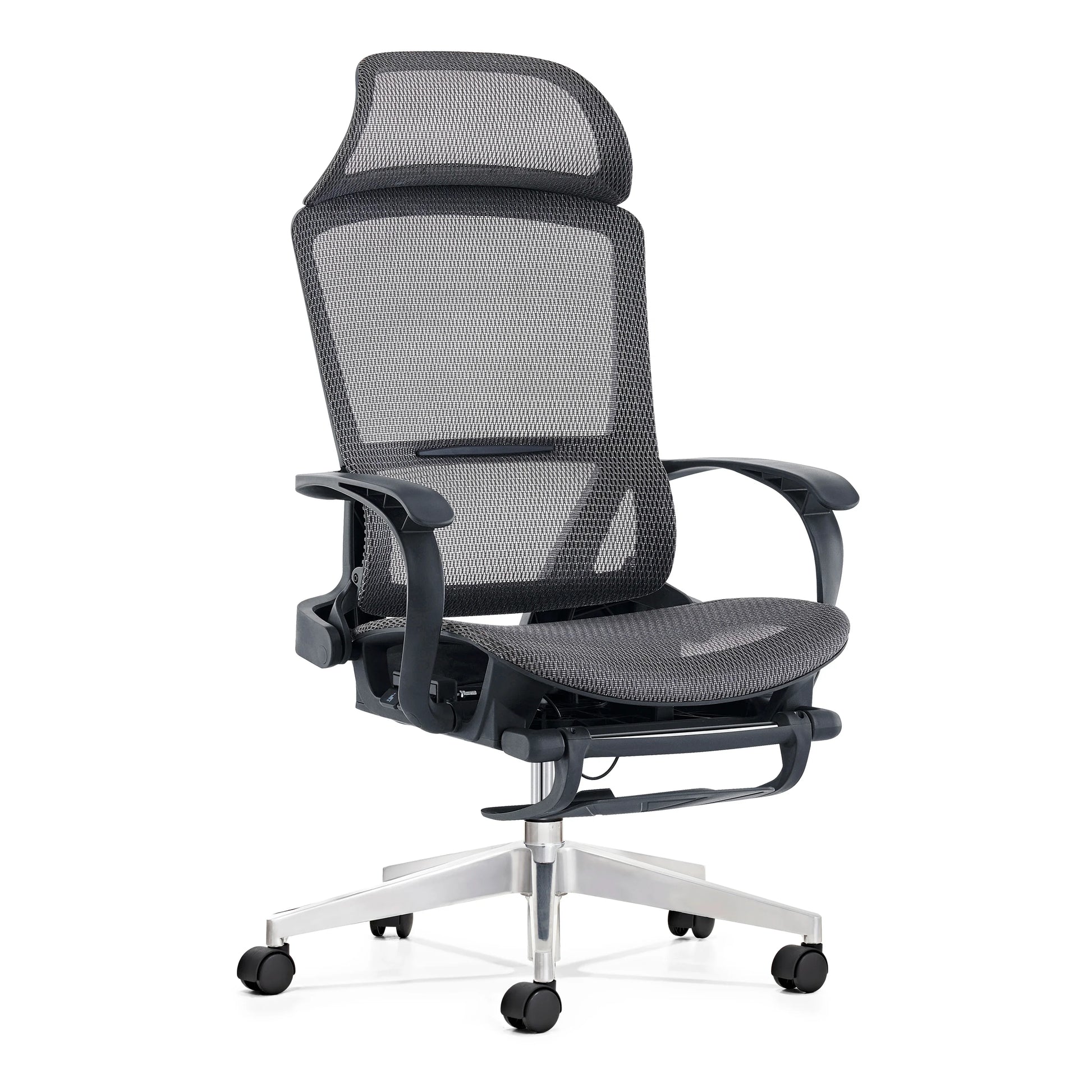 HKM-548051 Ergonomic Office Chair with Footrest and Mesh Back for Comfortable Sitting