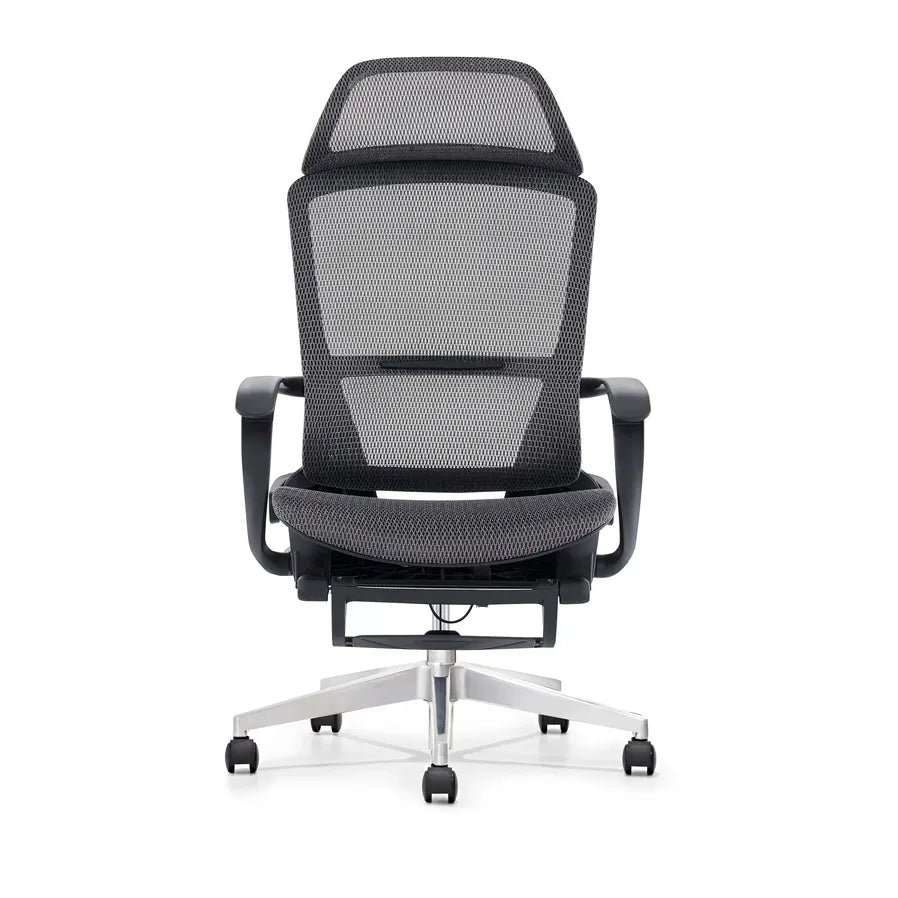 HKM-548051 Ergonomic Office Chair with Footrest and Mesh Back for Comfortable Sitting
