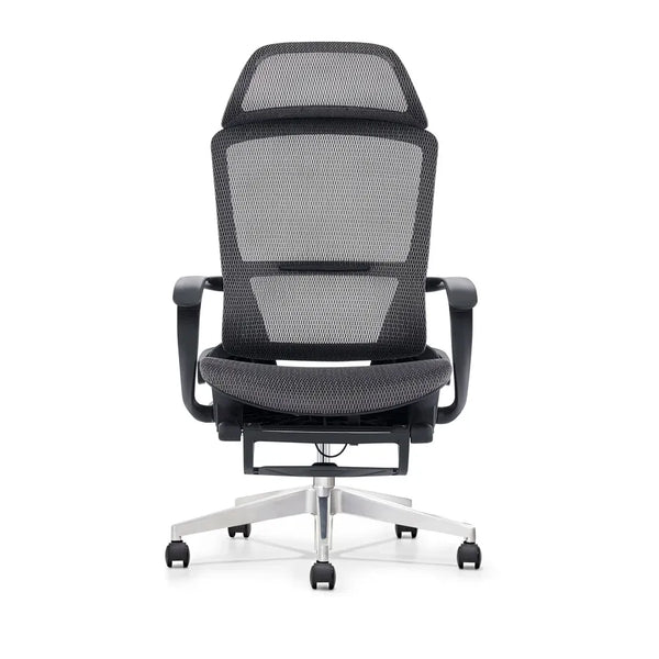 HKM-548051 Ergonomic Office Chair with Footrest and Mesh Back for Comfortable Sitting