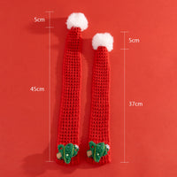 HKM-5480637 Festive Christmas Cat Scarf with Fun Patterns for Pets