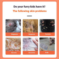 HKM-5480893 Pet Cat Anti-Mite Spray for Ringworm Treatment - 200ml