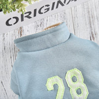 HKM-5481405 Casual Denim Skirt for Pets in Green and Rose Red - Autumn and Winter Wear