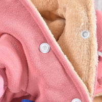 HKM-5481405 Casual Denim Skirt for Pets in Green and Rose Red - Autumn and Winter Wear