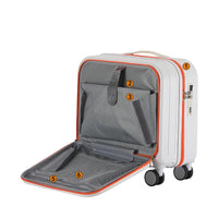 HKM-548179 Front Opening Expandable Travel Suitcase with Laptop Compartment and Pull Rod Design