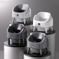 HKM-548243 Automatic Large Capacity Cat Litter Box with Eco-Friendly Round Design and Easy Cleaning Features
