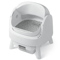 HKM-548243 Automatic Large Capacity Cat Litter Box with Eco-Friendly Round Design and Easy Cleaning Features