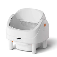 HKM-548243 Automatic Large Capacity Cat Litter Box with Eco-Friendly Round Design and Easy Cleaning Features
