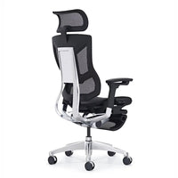 HKM-548243 Ergonomic Mesh Office Chair with Leg Rest and Adjustable Headrest for Enhanced Comfort