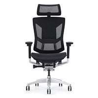 HKM-548243 Ergonomic Mesh Office Chair with Leg Rest and Adjustable Headrest for Enhanced Comfort