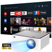 HKM-548307 Portable 1080P Mini Projector with Android 11 and 220-Inch Projection Display for Home Cinema